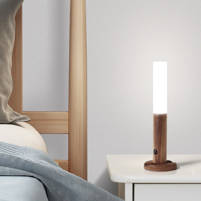 Modern Wooden LED Wall Lamp – Minimal Nordic Design Light
